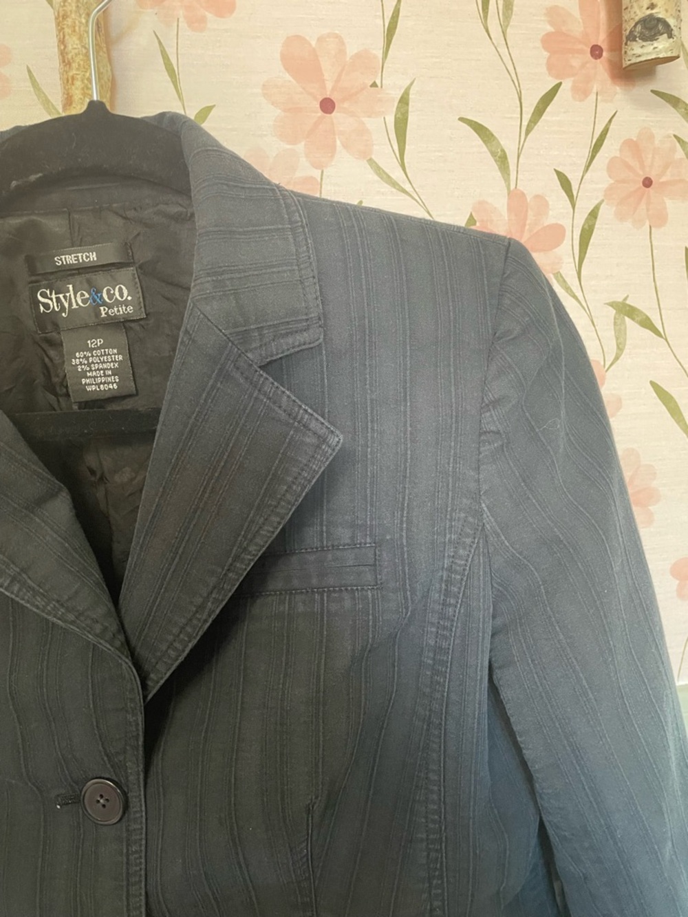 Style & Co. Petite Black Stretch Jacket